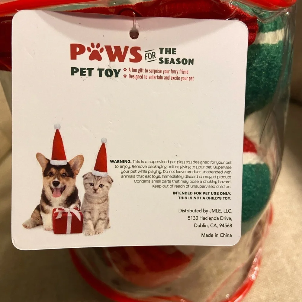 PAWS pet toys